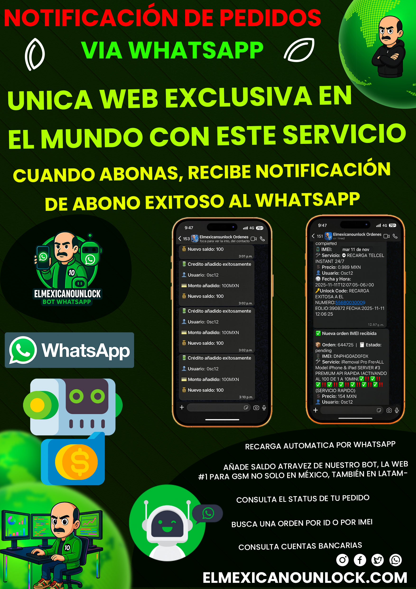 Funciones WhatsApp exclusivas en el mundo GSM